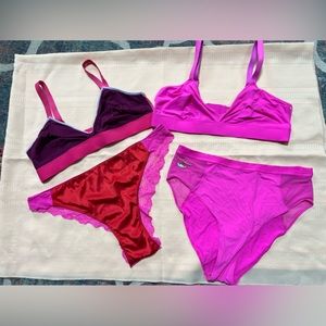 Brand new parade bra and panty sets